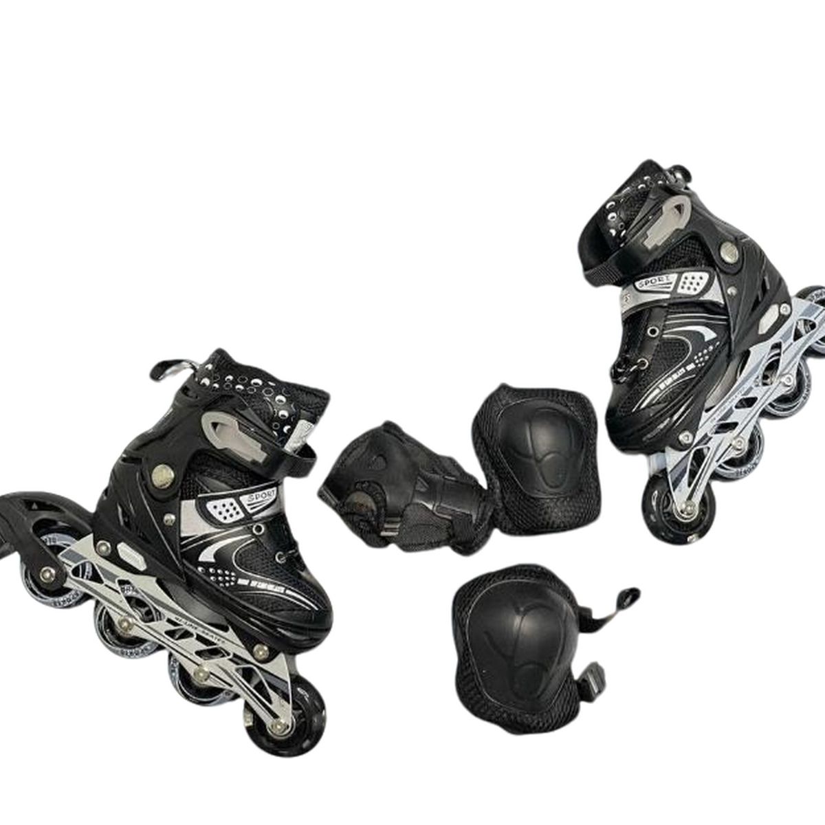 DISTRIONLINE - Kit Patines Niñas Expandible Semiprofesional Sports