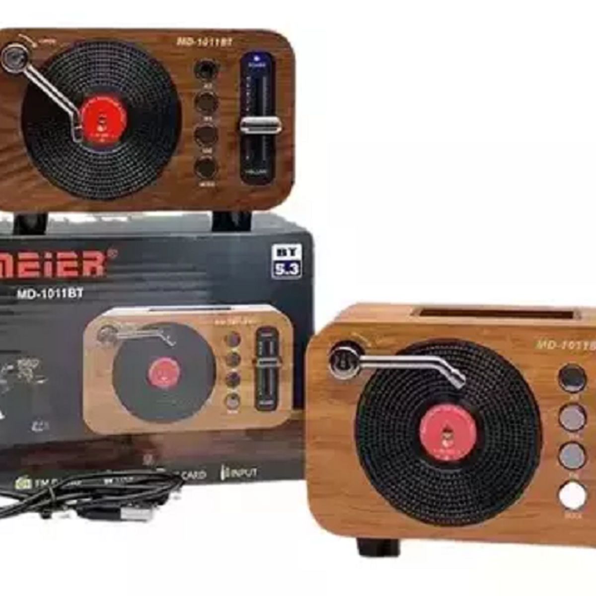 VINTAGE - Parlante Vintage Meier Md-1011bt Bluetooth Radio Fm Usb