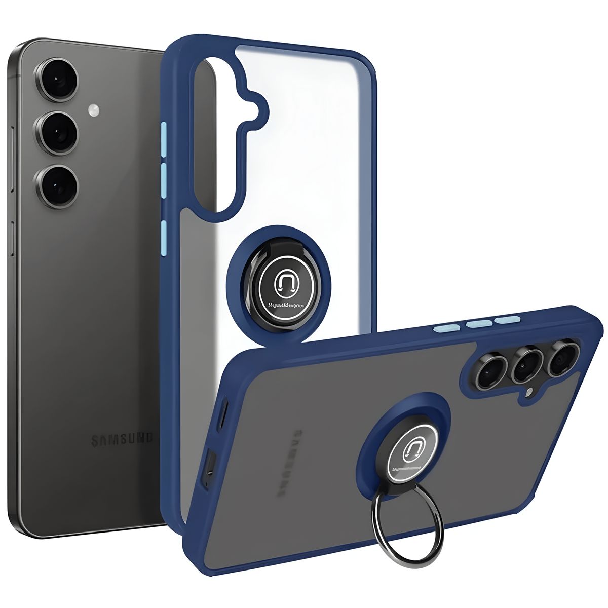 GENERICO - Funda Estuche Anti Golpes Mate Compatible Samsung S25 FE Azul