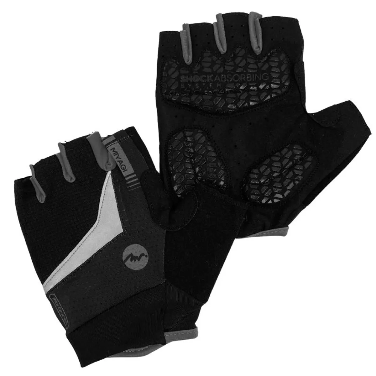 GENERICO - Guantes Proteccion Miyagi Ciclismo Fitness Gimnasio Pesas