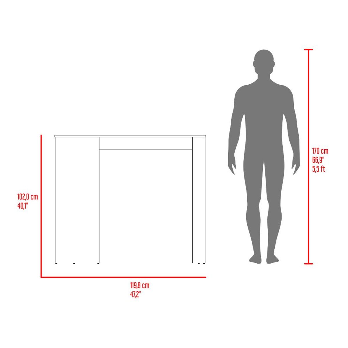 RTA DESIGN - Barra Auxiliar de Cocina Greer Blanco Duqueza y Bardolino