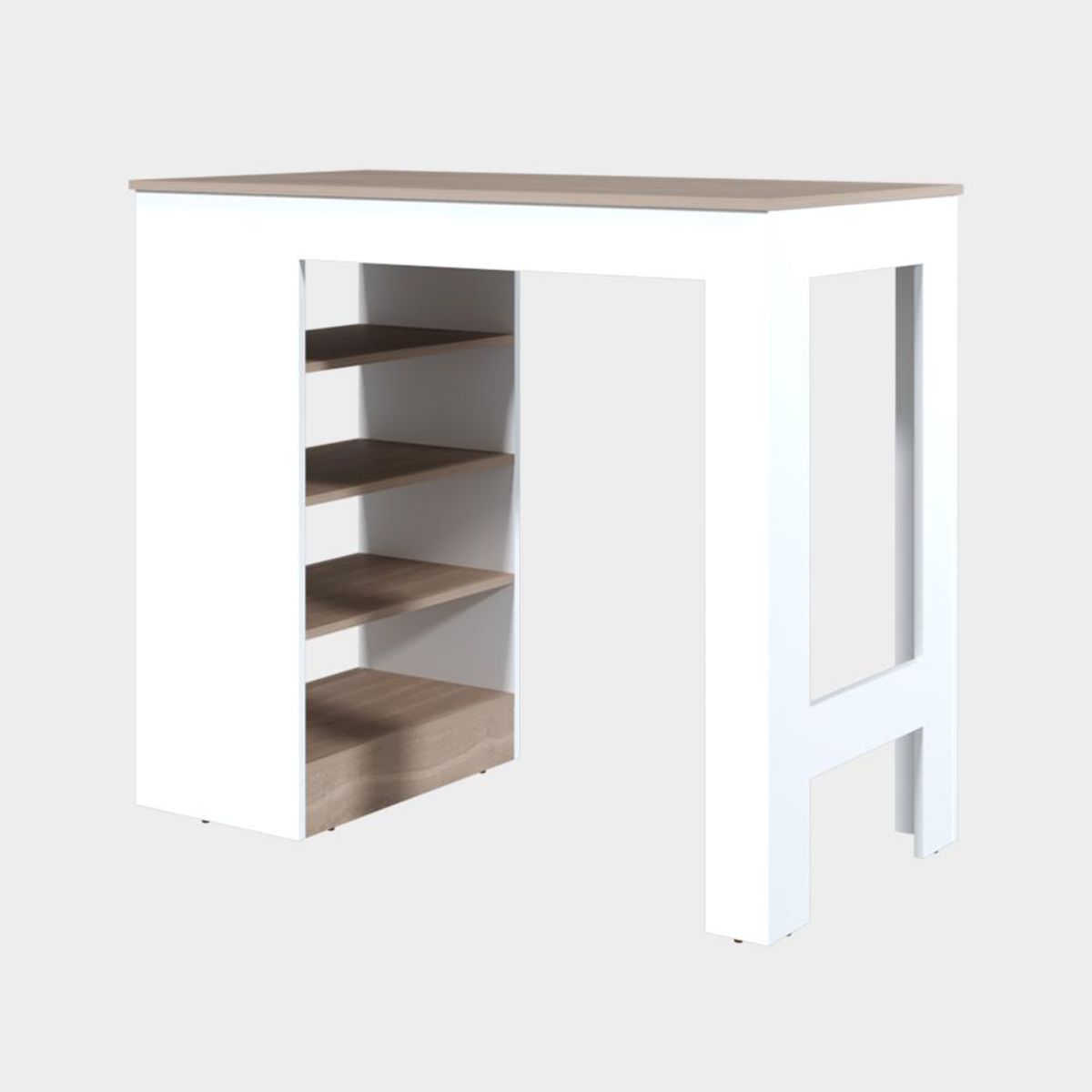 RTA DESIGN - Barra Auxiliar de Cocina Greer Blanco Duqueza y Bardolino