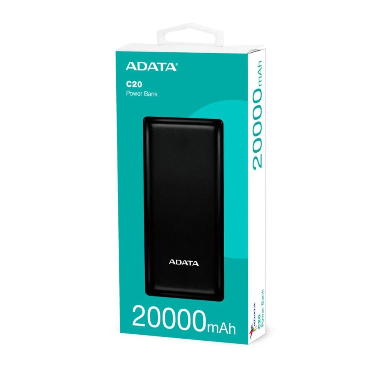 ADATA - Power Bank Adata C20 20.000 mAh Negro