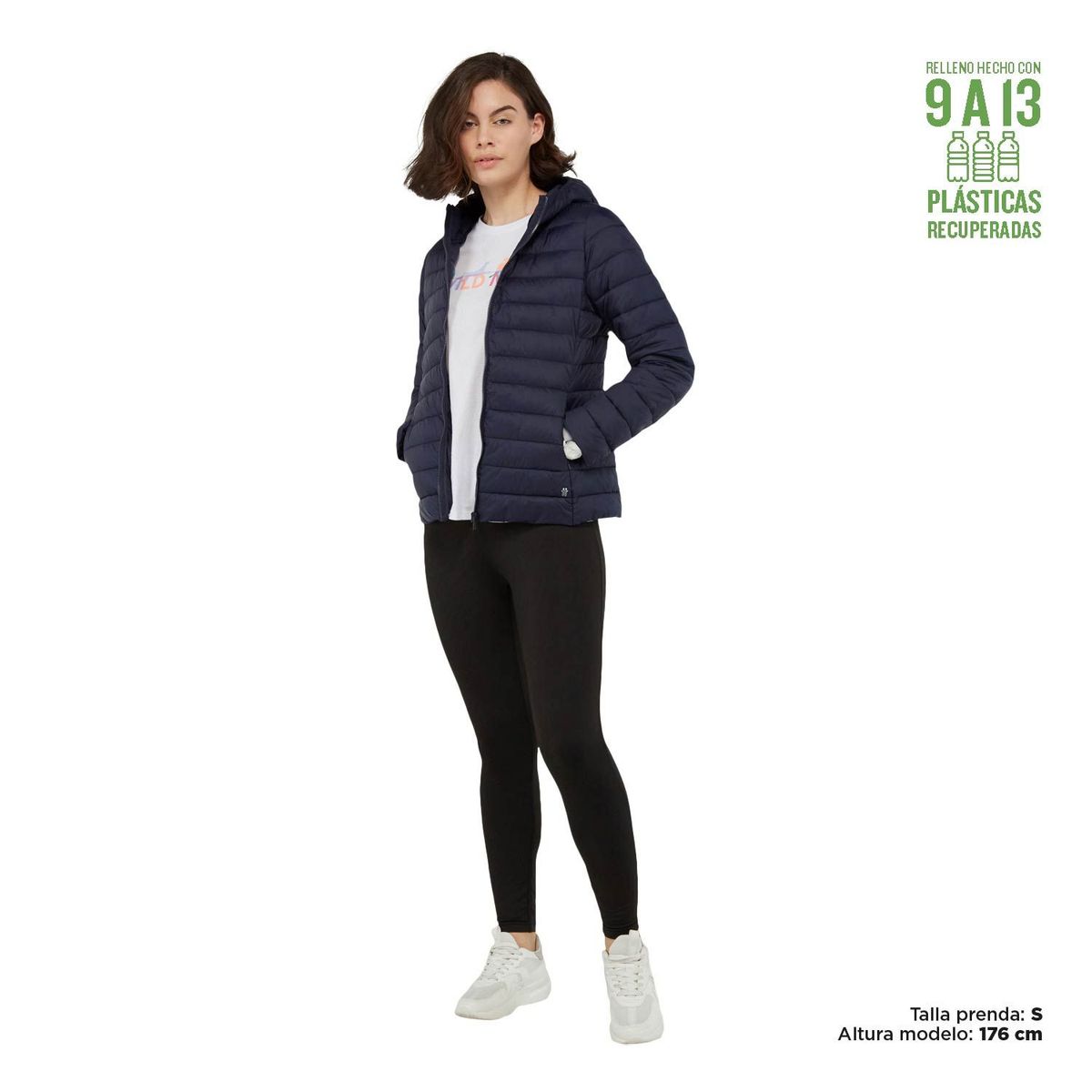 TOTTO - Chaqueta para Mujer Colorfull Azul