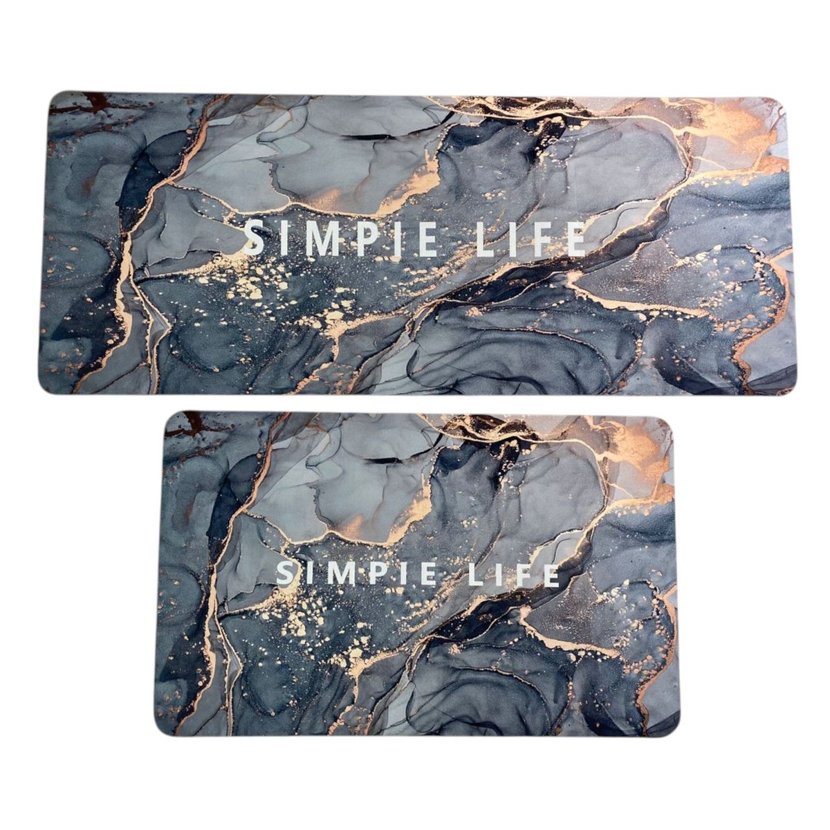 GENERICO - Dúo Tapete Absorbente Y Antideslizante Alfombra Cocina Kit 2