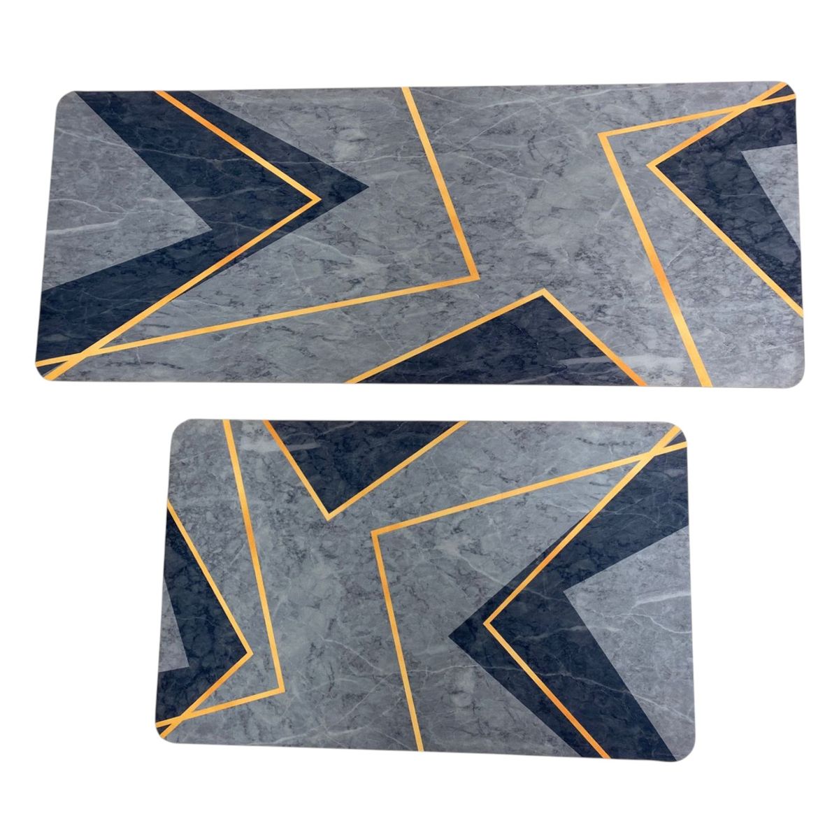 GENERICO - Dúo Tapete Absorbente Y Antideslizante Alfombra Cocina Kit 2