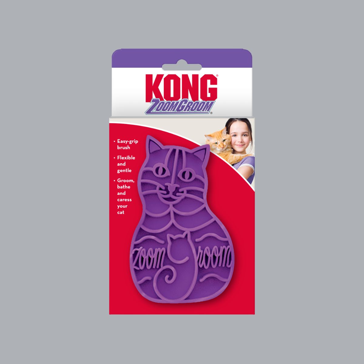 KONG COMPANY - KONG ZoomGroom Cepillo para Gato