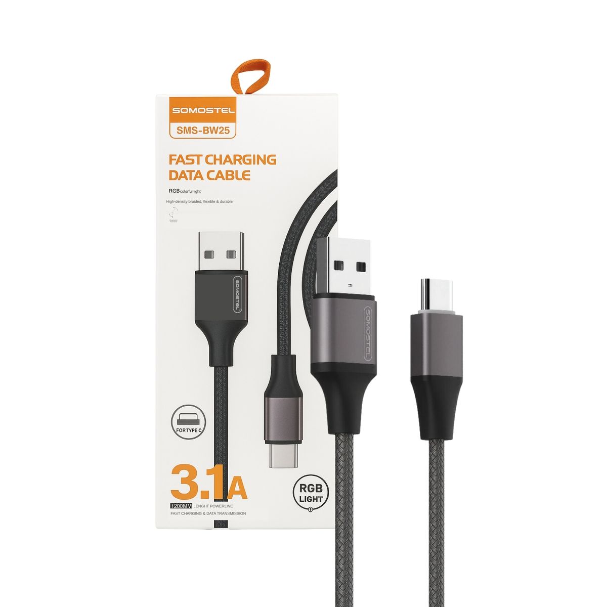 TECH - Cargador Usb Tipo C Carga Ultra Rápida Datos  Pd3
