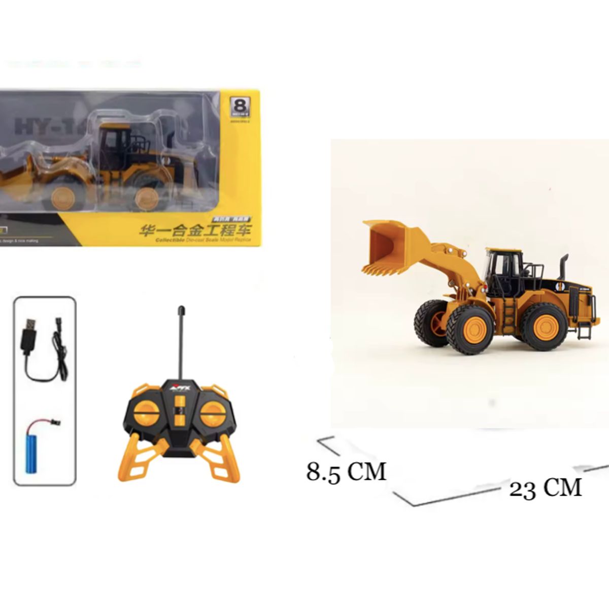 STALION INC - Carro Retroexcavadora Control Remoto Pila Recargable Genial