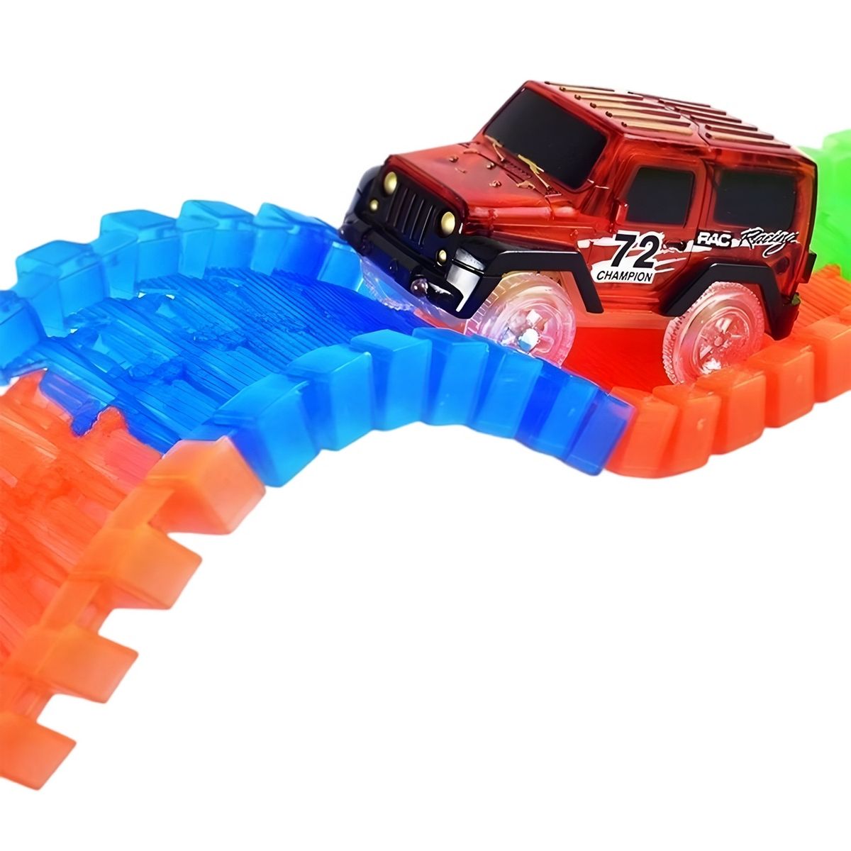 GENERICO - Pista Carro Neon Juguete Interactivo + Baterias