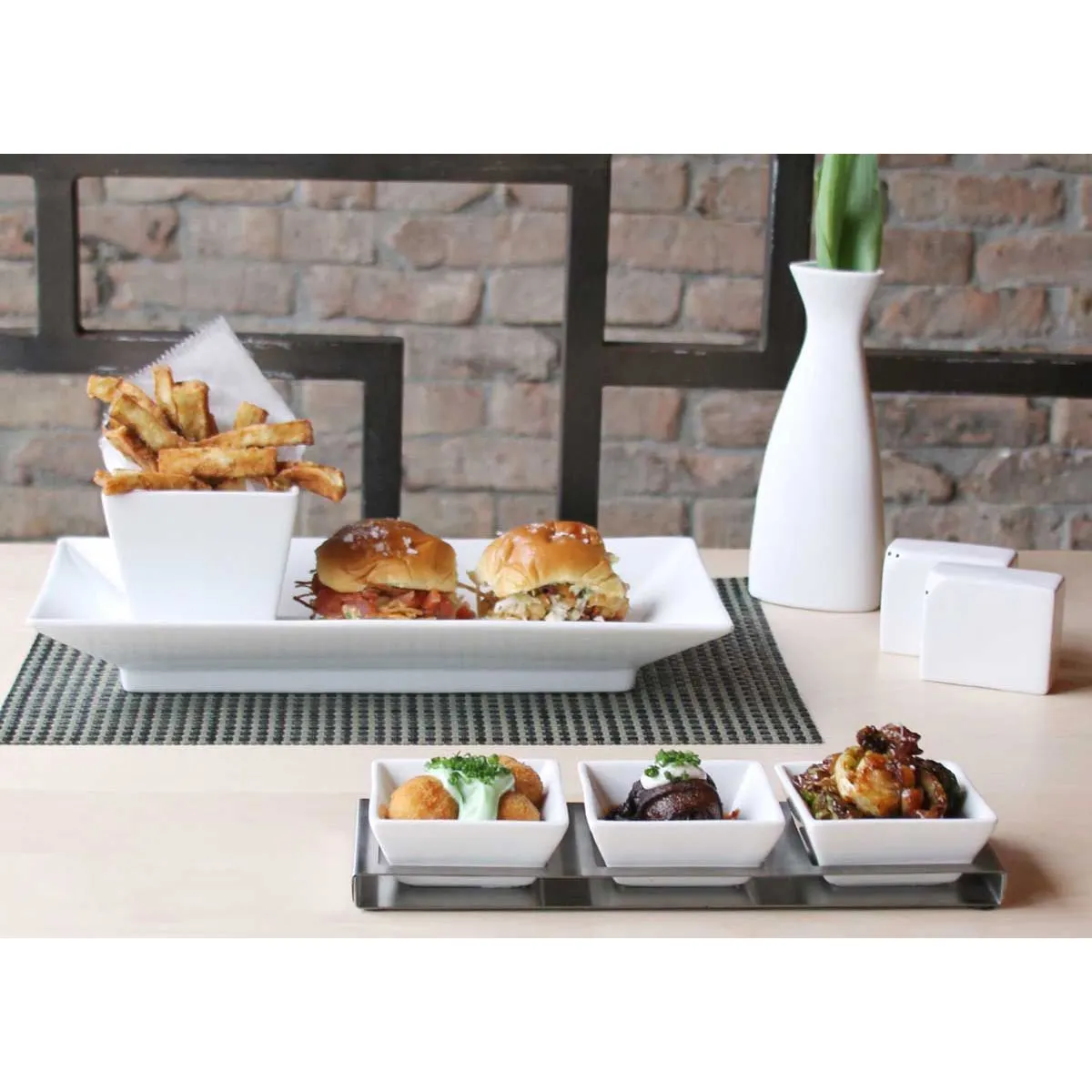 FOH - Tazón Kyoto™ cuadrado 55 17 oz pack x 12 piezas