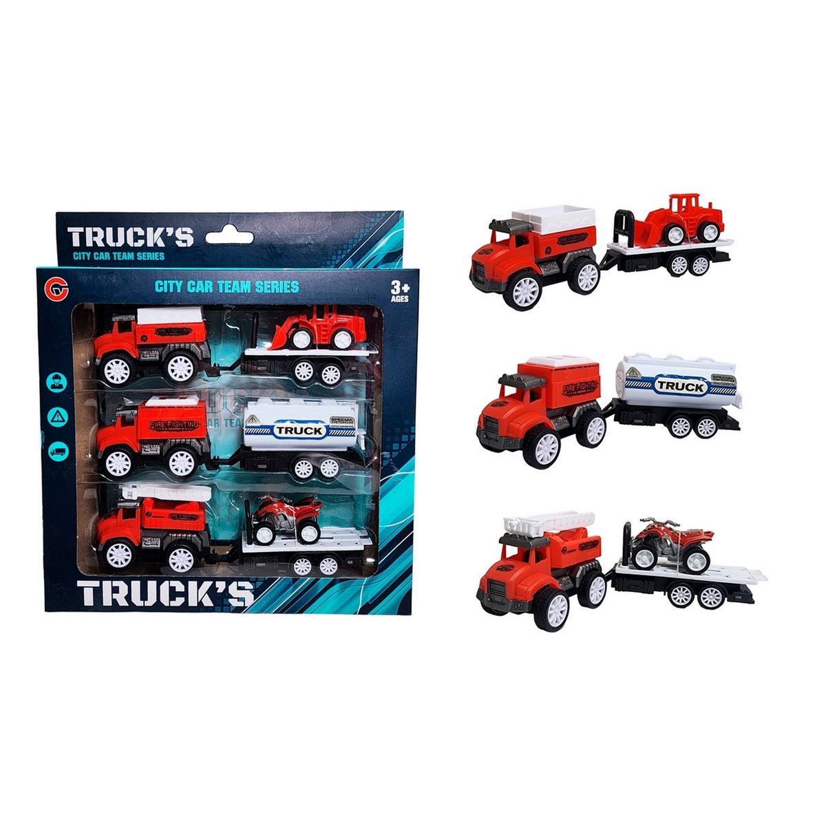 GENERICO - Camion Carro Remolque Bomberos Construccion Trailer