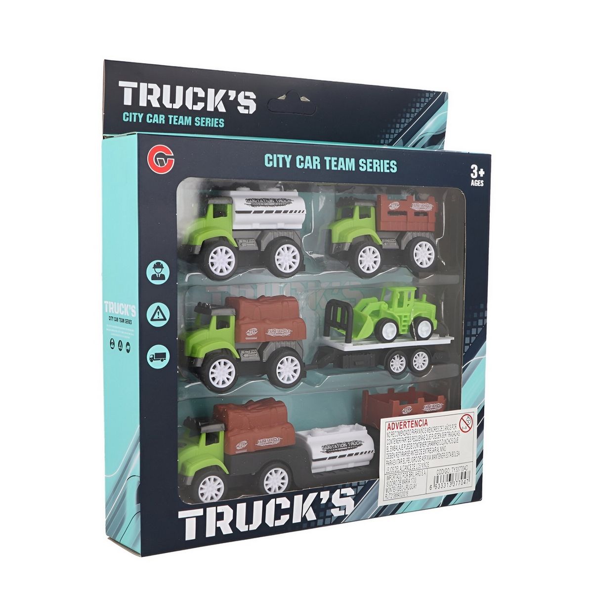 GENERICO - Camion Remolque Transporte Set Juguete Niños Interactivo