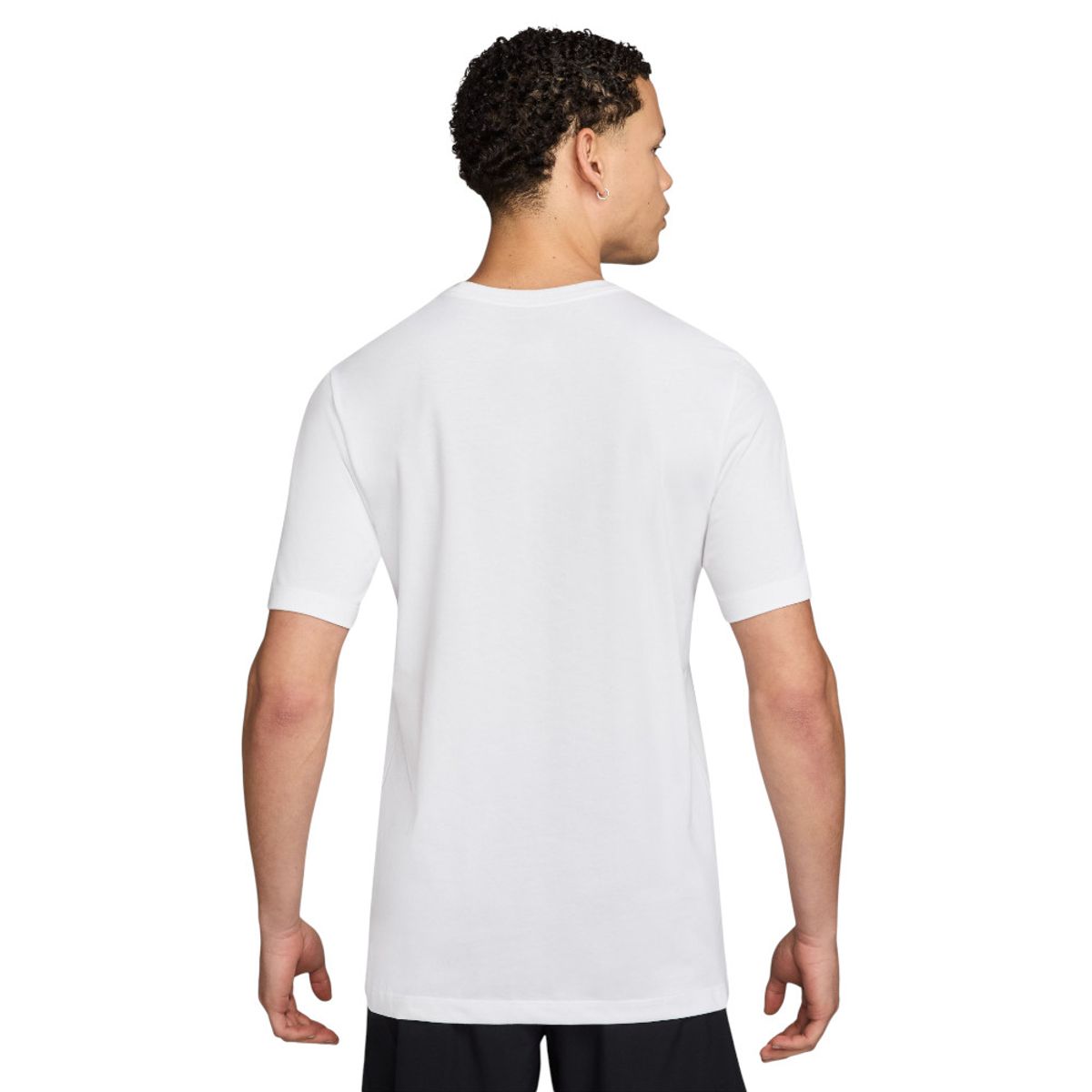 NIKE - Camiseta Nike Df Tee Run Swoosh Hombre-Blanco