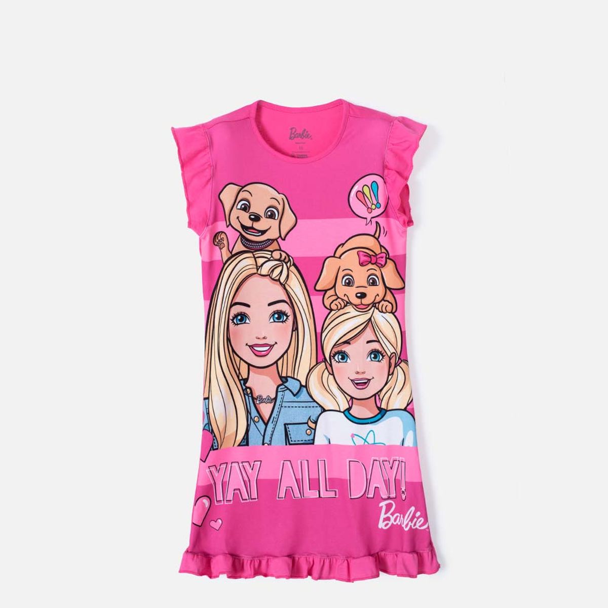 MATTEL - Pijama tipo batola Barbie manga sisa niña
