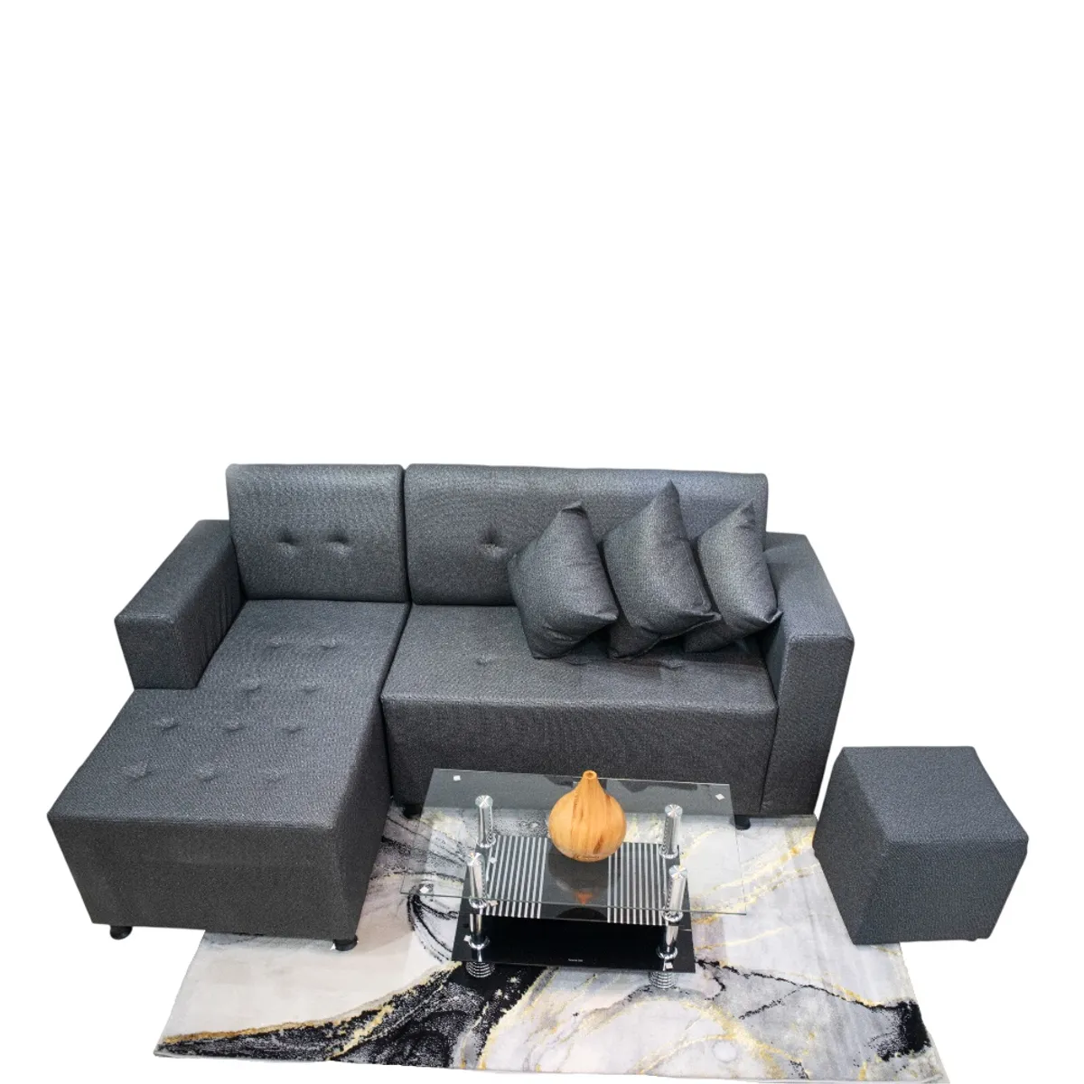 GENERICO - Sofa cama en L pequeño