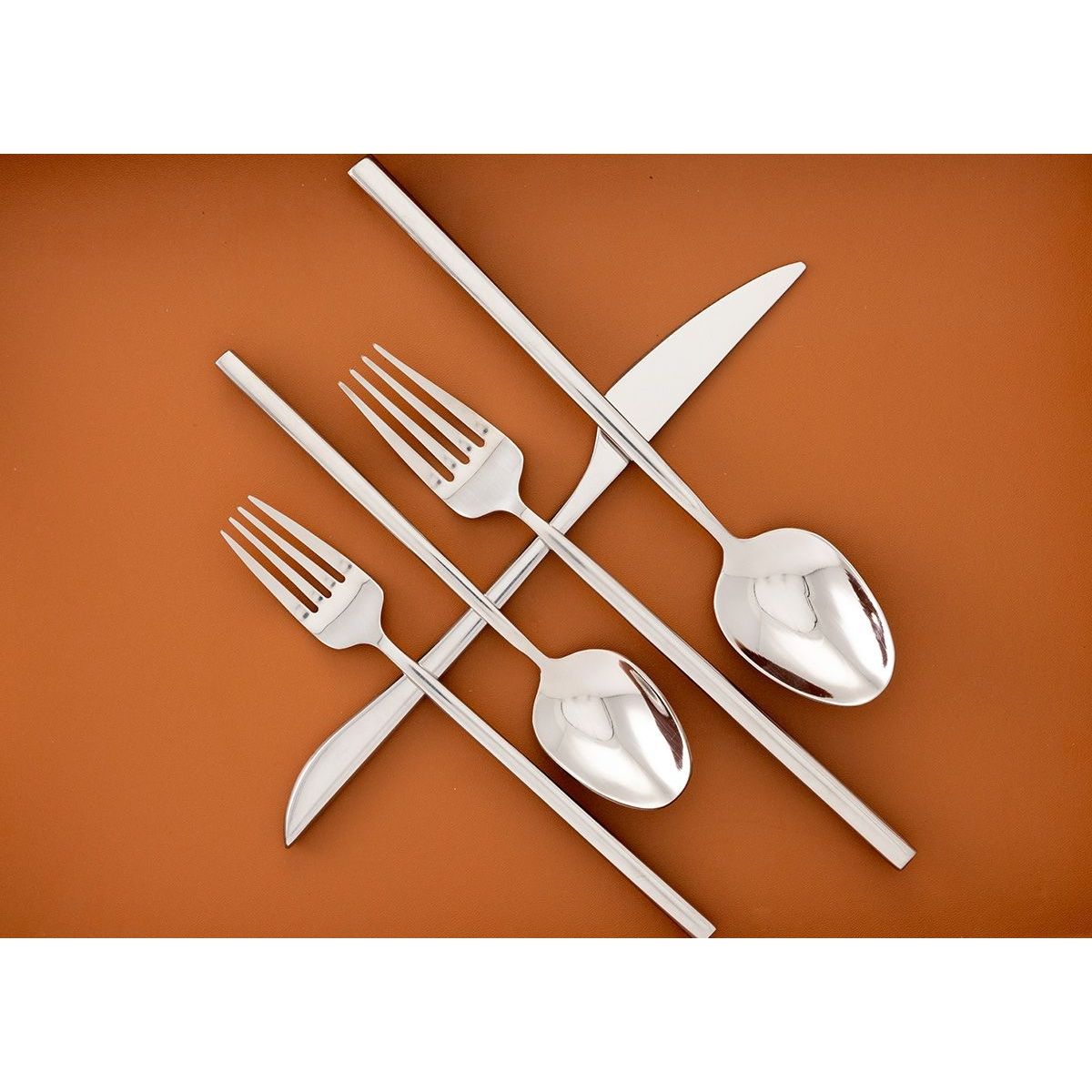 FOH - Cuchillo de Cena 9 Liam - Pack de 12 Piezas Espejado