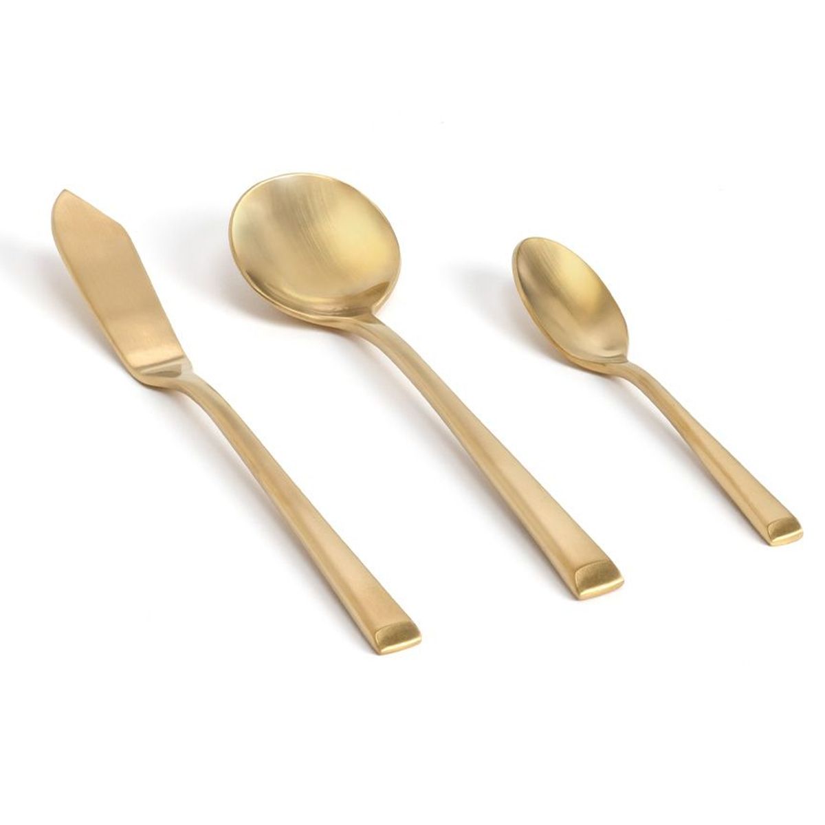 FOH - Cucharas Demitasse Parker 475 pack x 12 pcs - Matte Brass