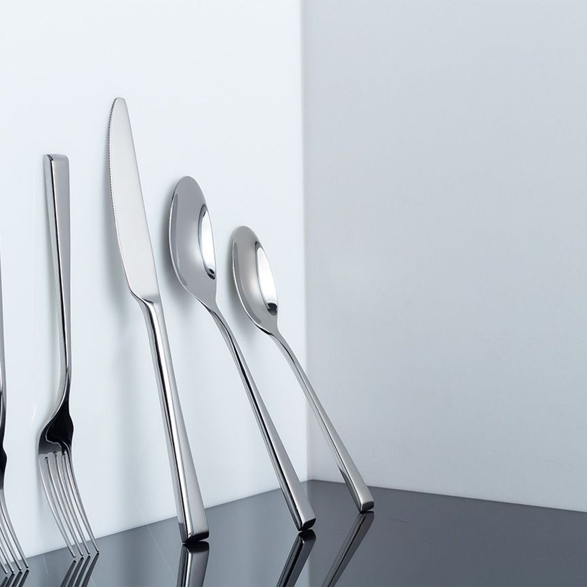 FOH - Cucharas Parker de 8 - Juego de 12 piezas espejo modelo 2023