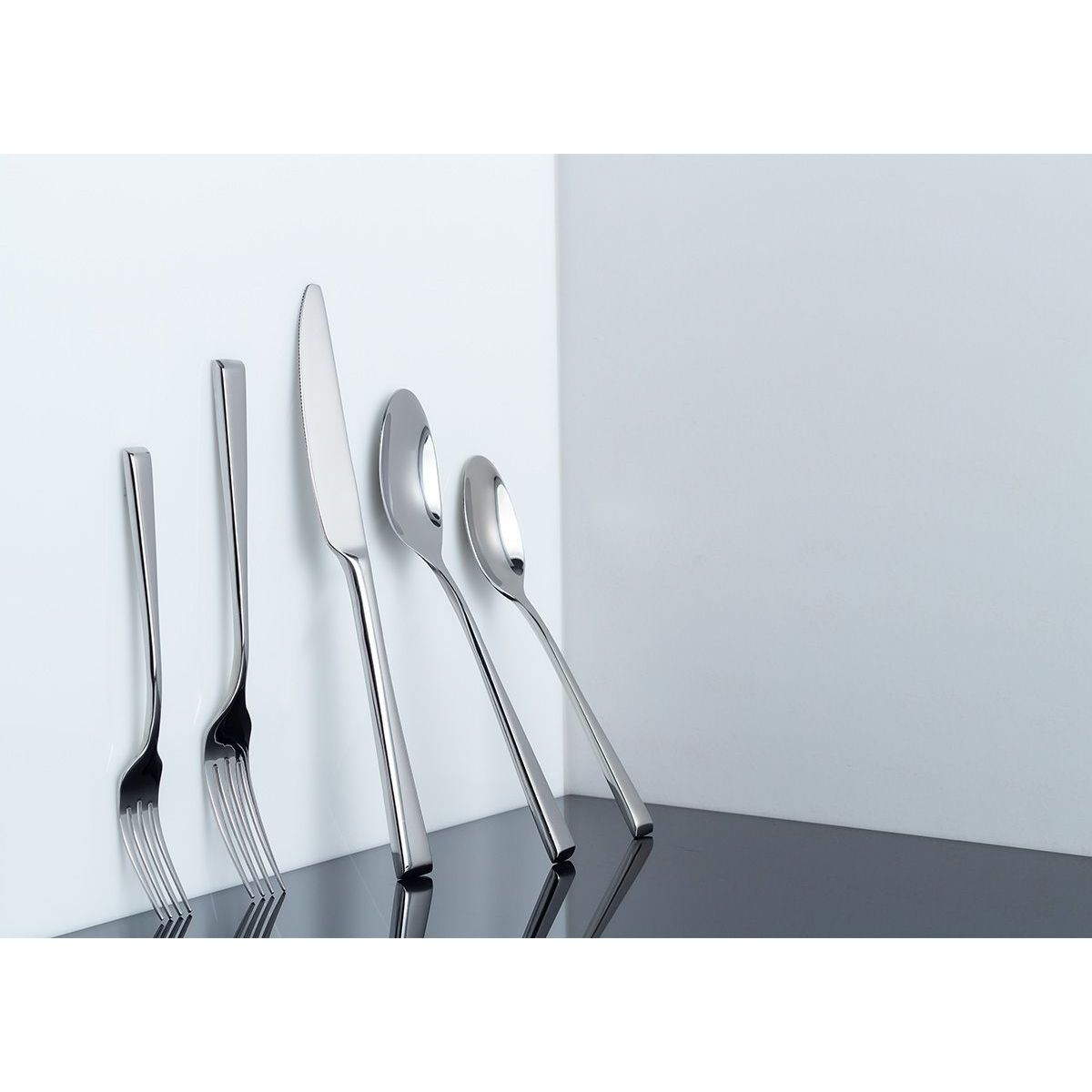 FOH - Cucharas Parker de 8 - Juego de 12 piezas espejo modelo 2023