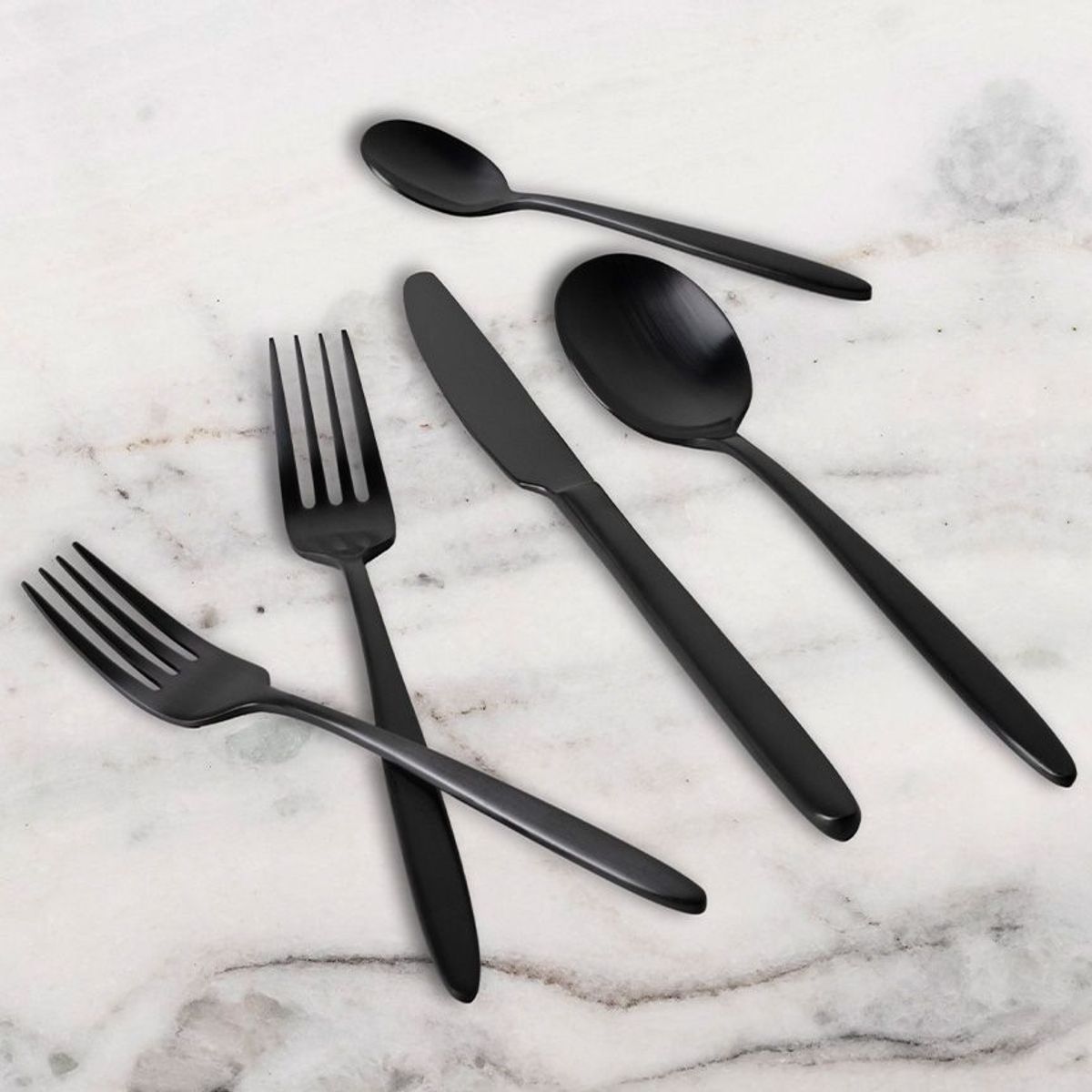 FOH - Tenedor de Cena Luca 8 - Pack de 12 piezas - Matte Black