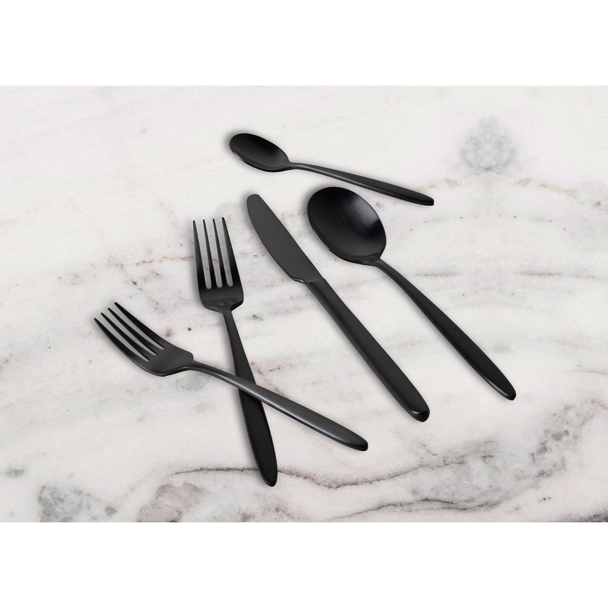 FOH - Tenedor de Cena Luca 8 - Pack de 12 piezas - Matte Black