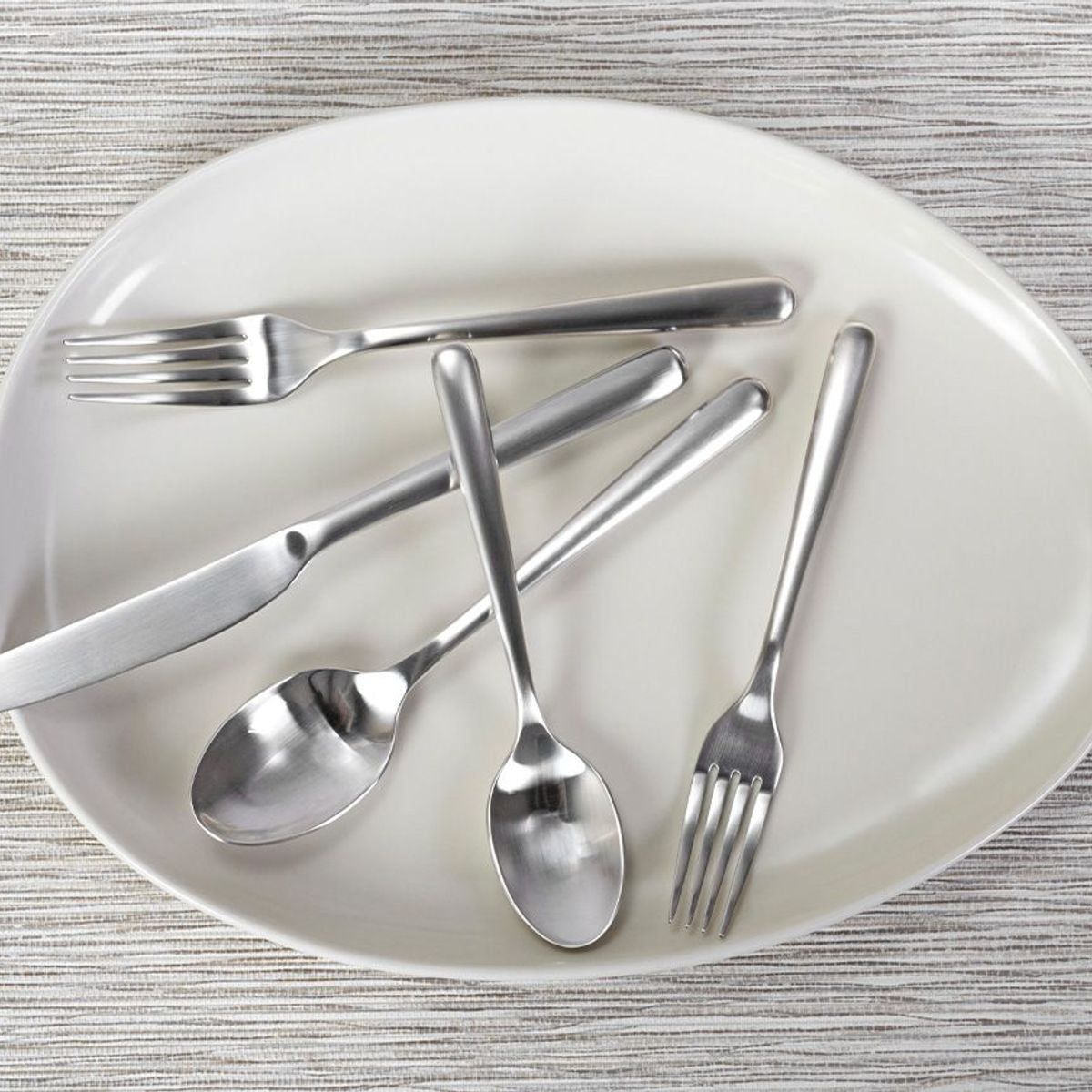 FOH - Tenedor de Cena Oliver 825 - Pack de 12 Piezas Espejo