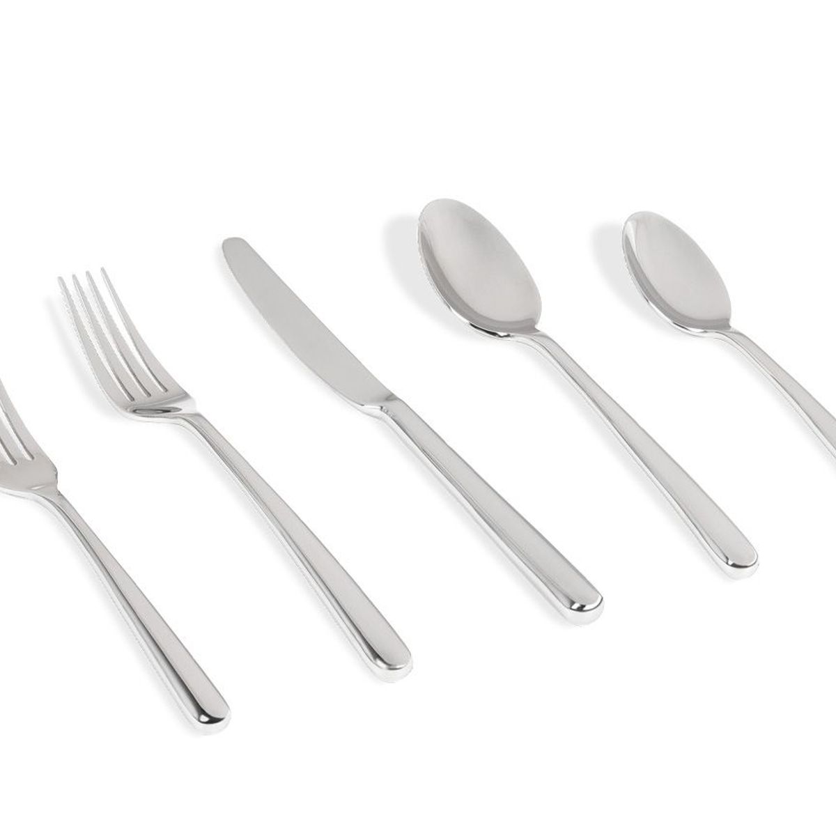 FOH - Tenedor de Cena Oliver 825 - Pack de 12 Piezas Espejo