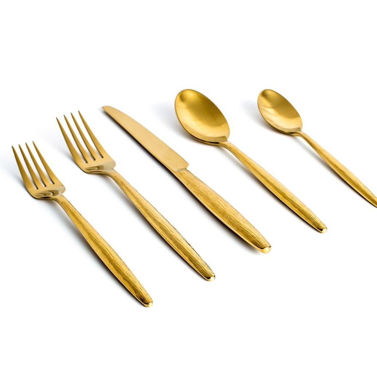 FOH - Tenedor de Ensalada Owen 75 pack de 12 piezas Matte Brass