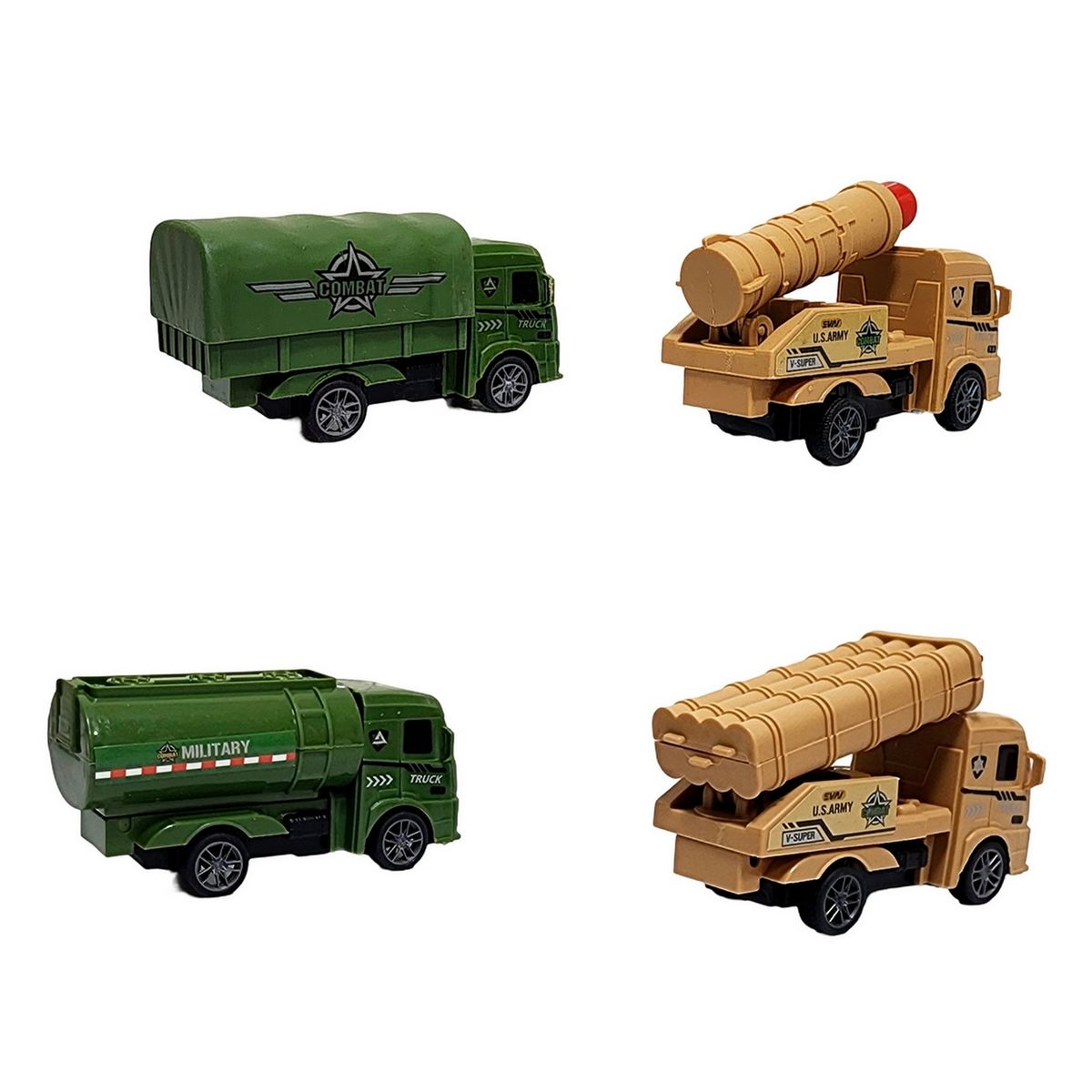 GENERICO - Camiones Lanzadores Militares Interactivo Juguete Niños