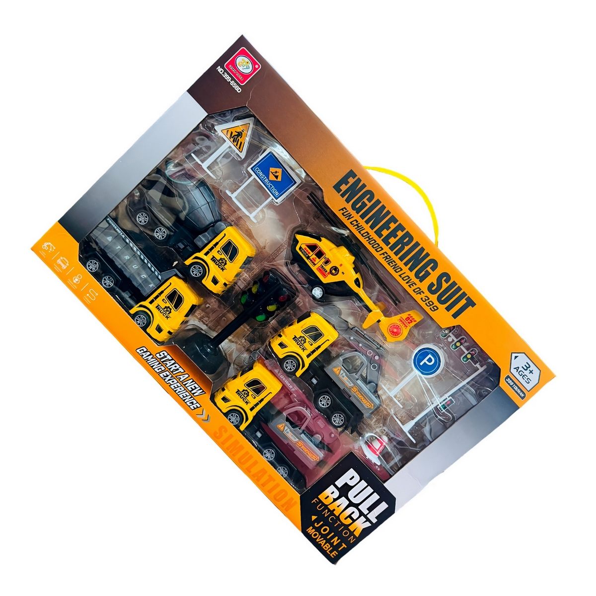 GENERICO - Camiones Bulldozer Volqueta Construccion Set +accesorios