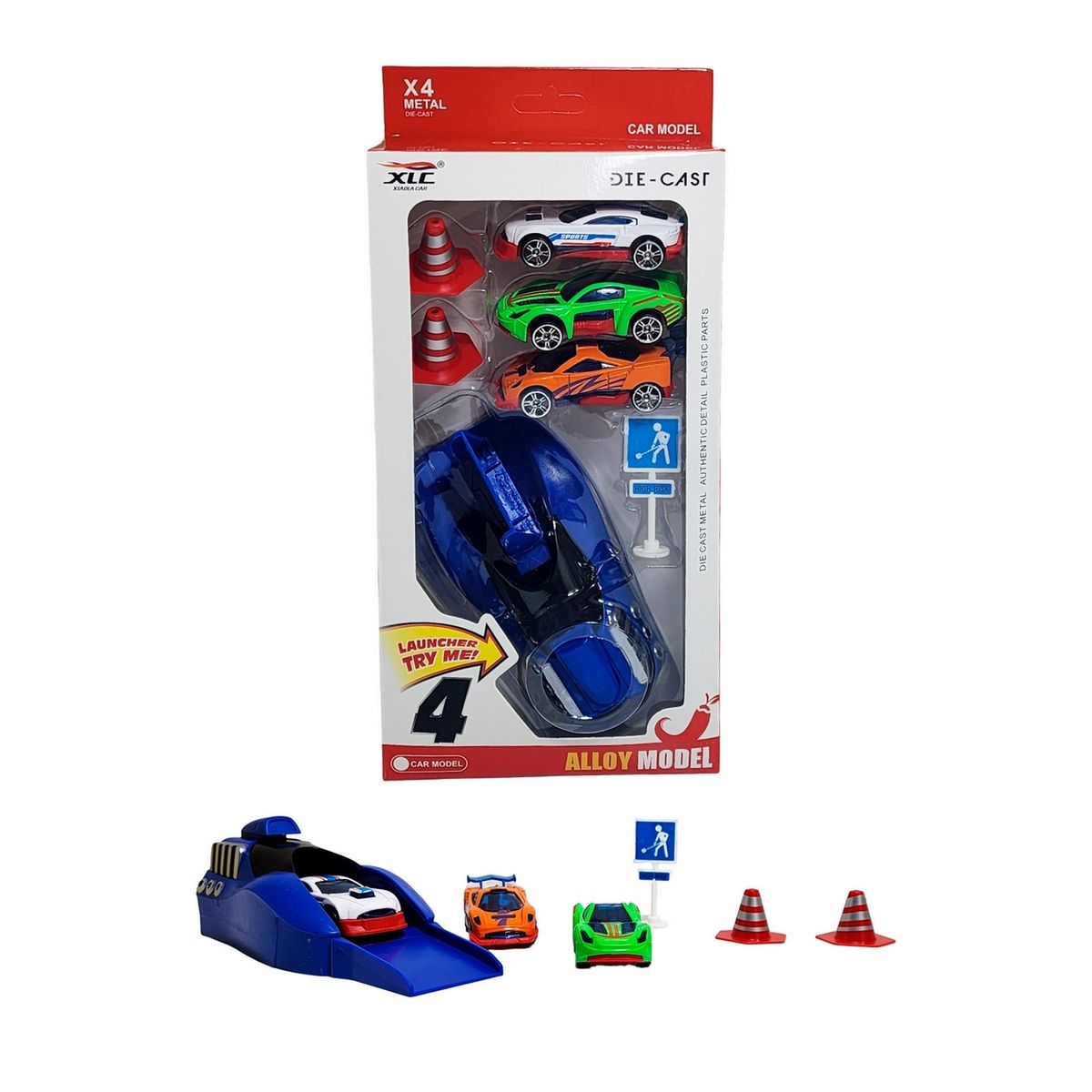 GENERICO - Catapulta Con Tres Carros Deportivos Juguete Interactivo