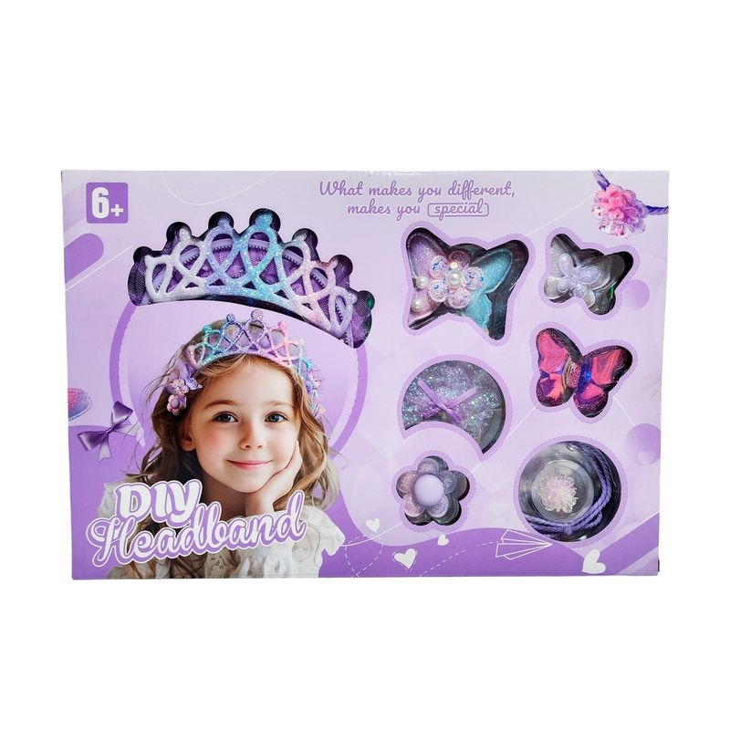 GENERICO - Kit Princesa Corona Ganchos Accesorios Disfraz Juguete