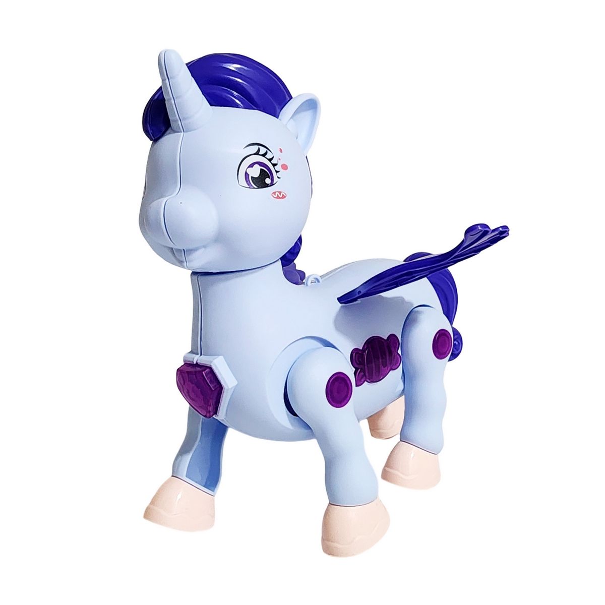 GENERICO - Unicornio Pony Robot Juguete Sonido Movimiento + Bateria