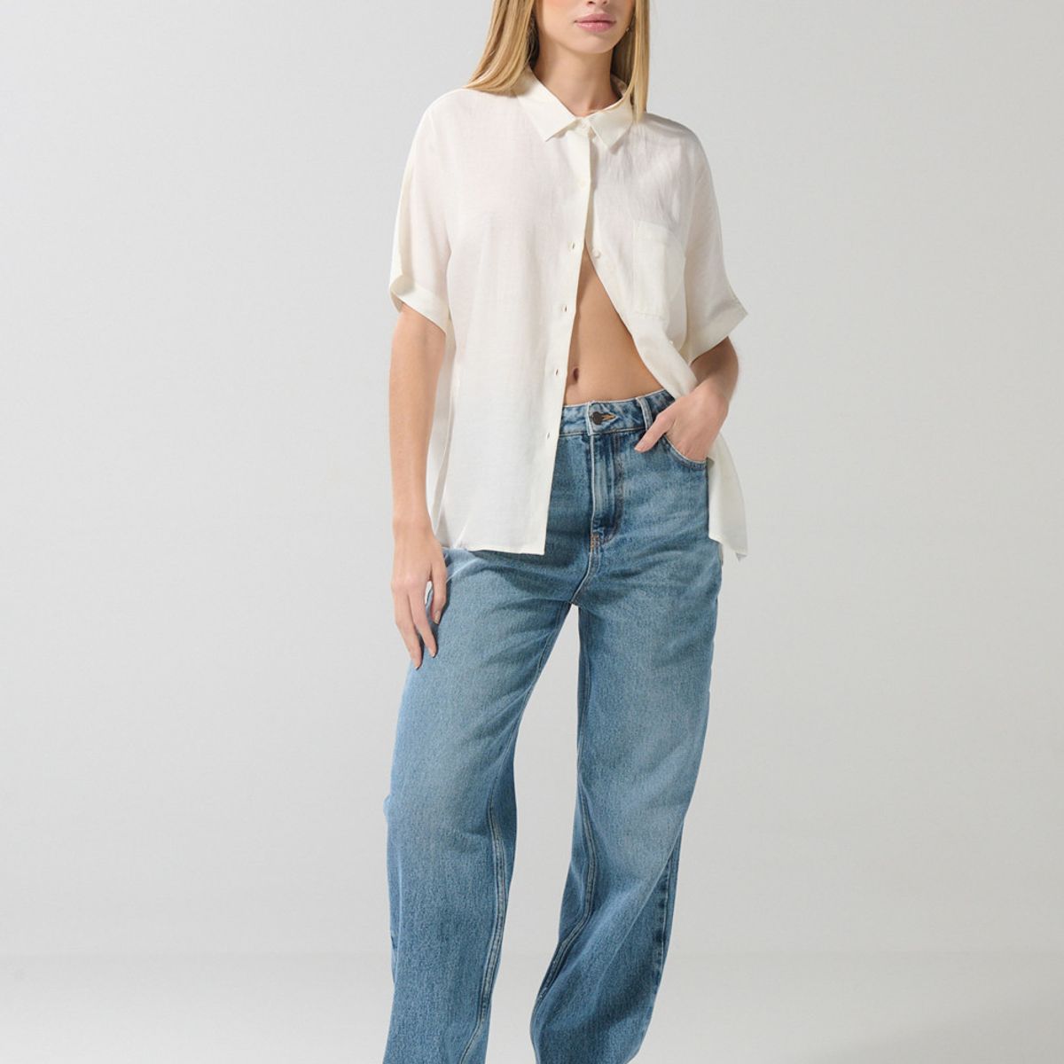 KOAJ - KOAJ BLUSA KOAJ CAMISERA HOMBRO RODADO Mujer