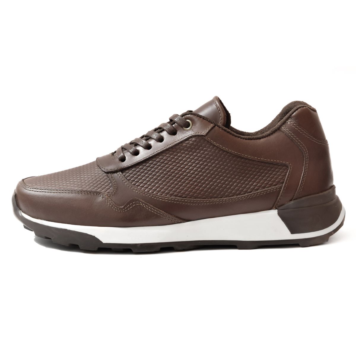 VIAR - Tenis Cuero Hombre VIAR BROSS Cafe