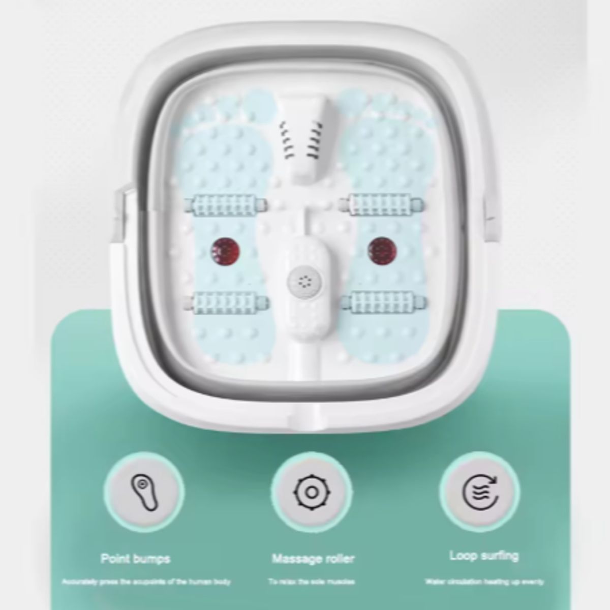 GENERICO - Tina Electrica Hidromasaje Agua Tibia Y Fría Para Spa De Pies