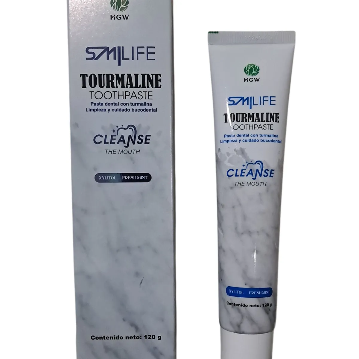 GENERICO - Pasta Dental Sin Flúor Turmalina Limpieza Cuidado Bucal 120G
