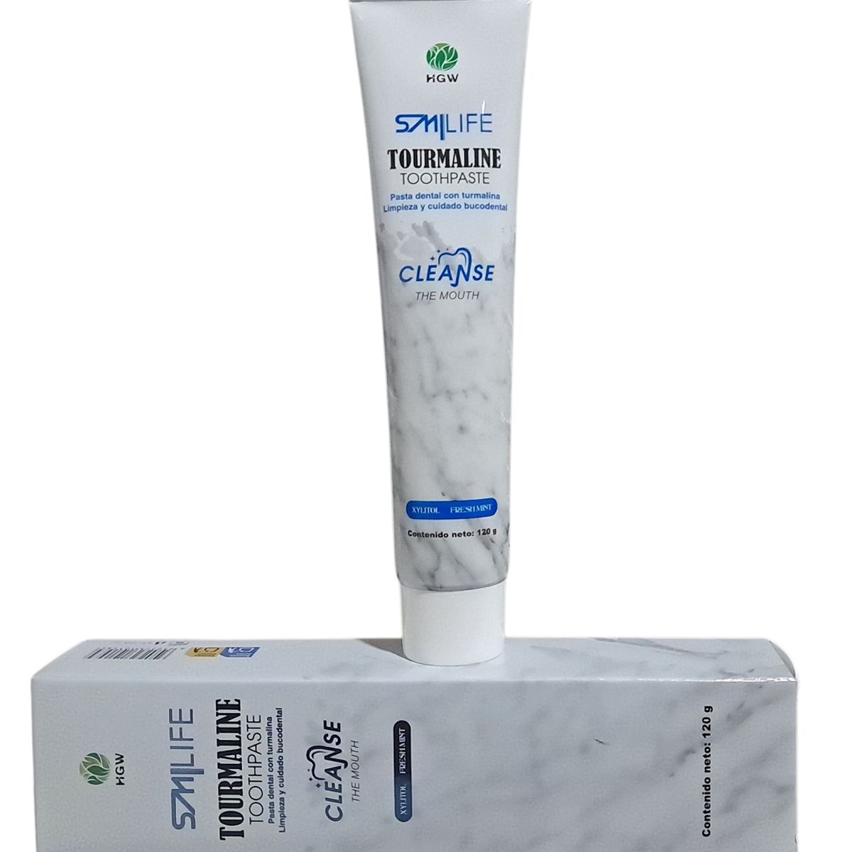 GENERICO - Pasta Dental Sin Flúor Turmalina Limpieza Cuidado Bucal 120G