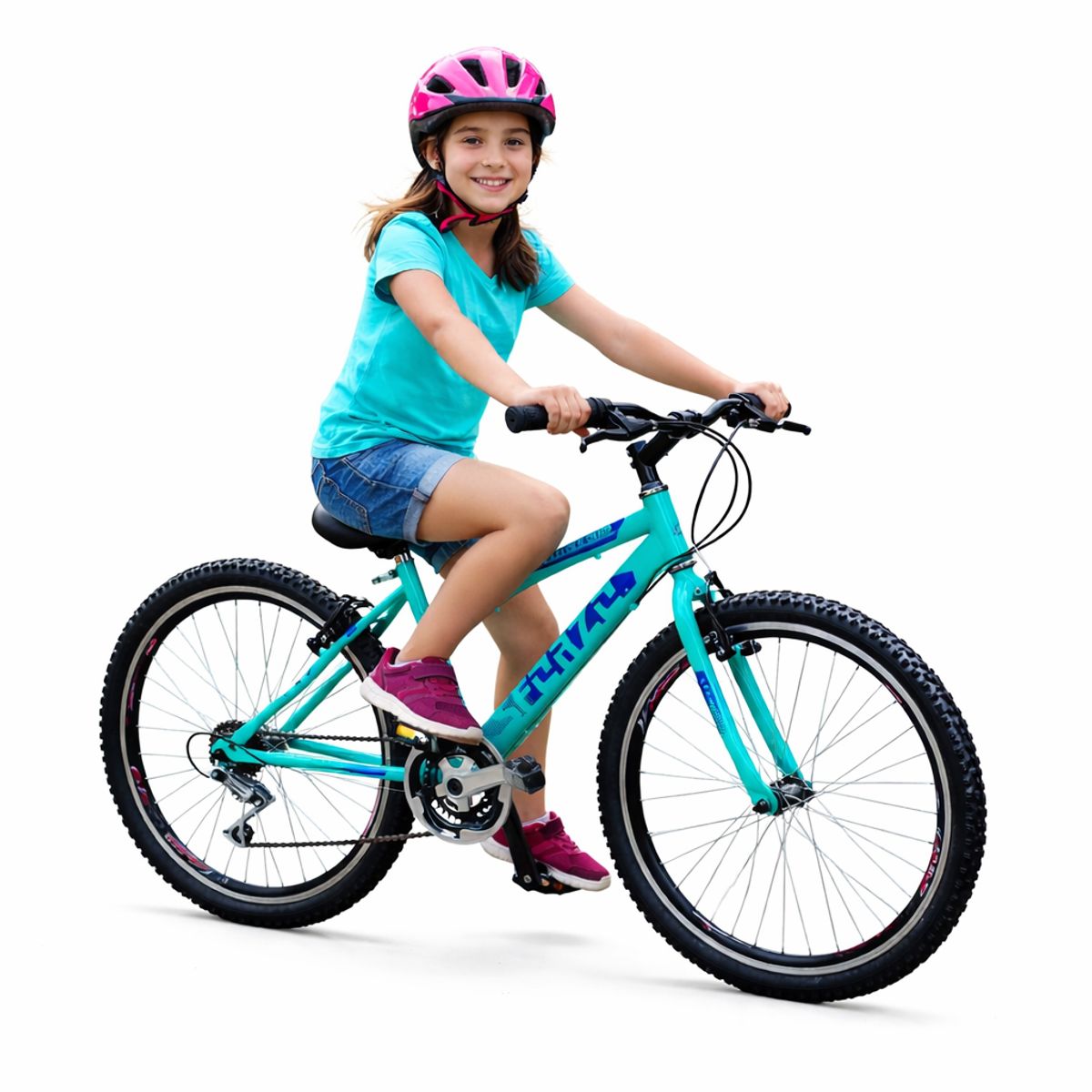 SFORZO - Bicicleta Niña Rin 24 18 Cambios Doble Pared