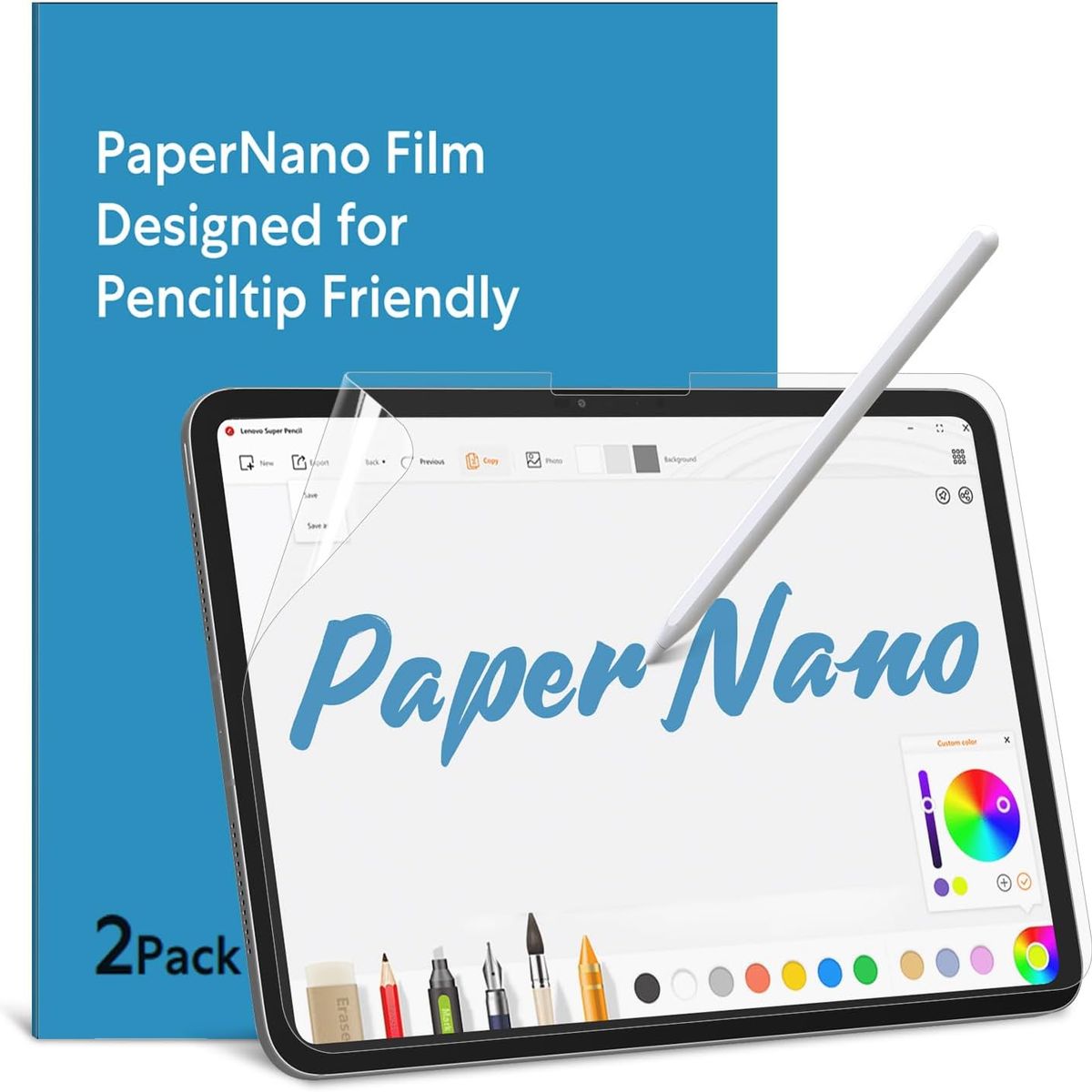 GENERICO - Película protector pantalla Paper-like Para LENOVO P12