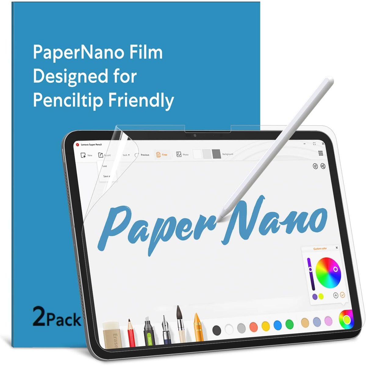 GENERICO - Película protector pantalla Paper-like Para LENOVO P12