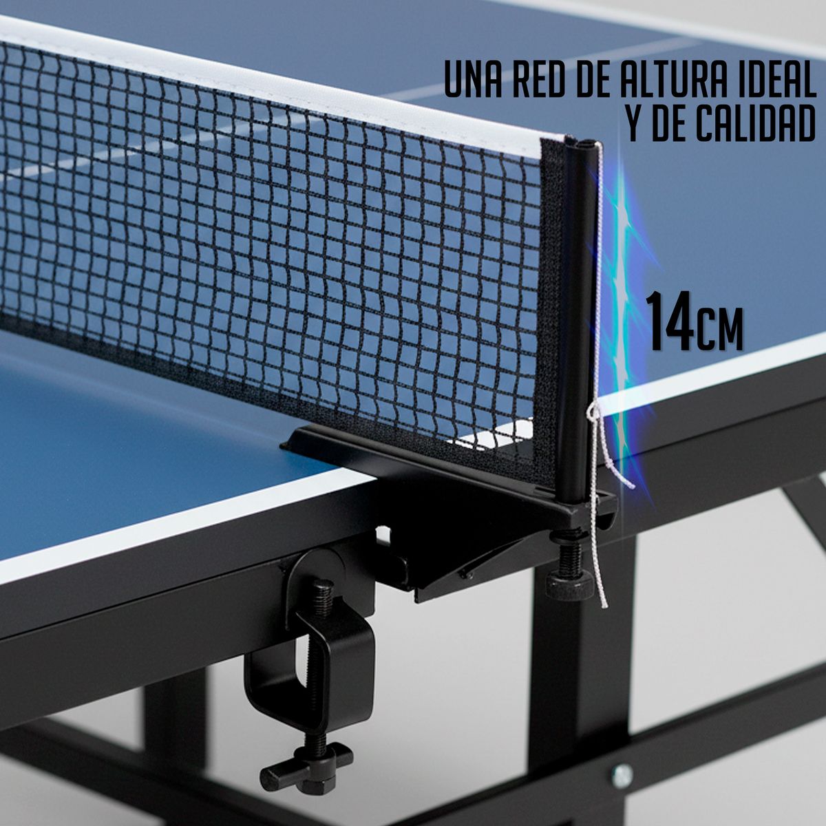 K6 - Mesa de Ping Pong Tenis de Mesa  Outdoor K6 15 mm Incluye 2 Raquetas, 3 Pelotas