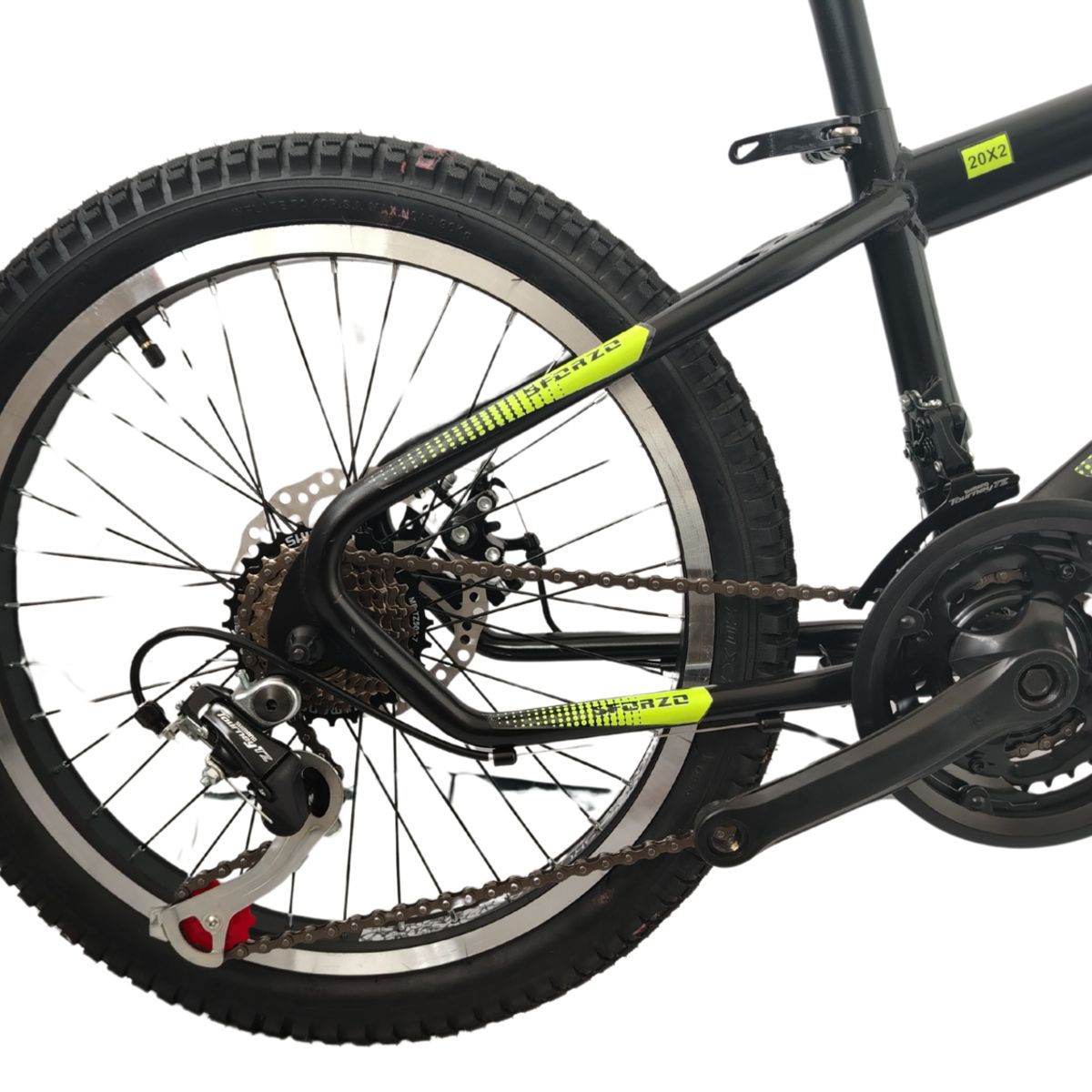 SFORZO - Bicicleta MTB Rin 20 F.Disco Shimano 21