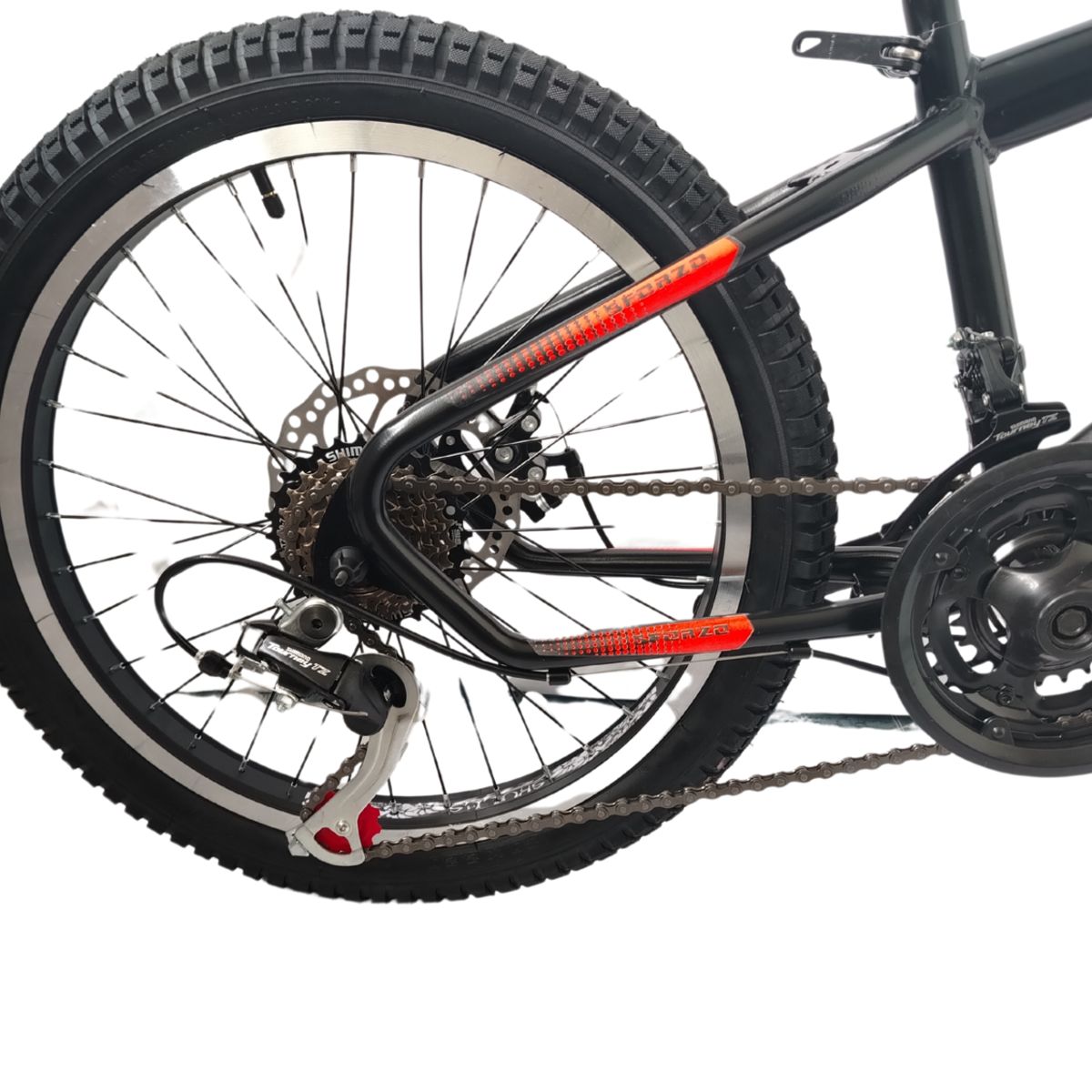 SFORZO - Bicicleta MTB Rin 20 F.Disco Shimano 21