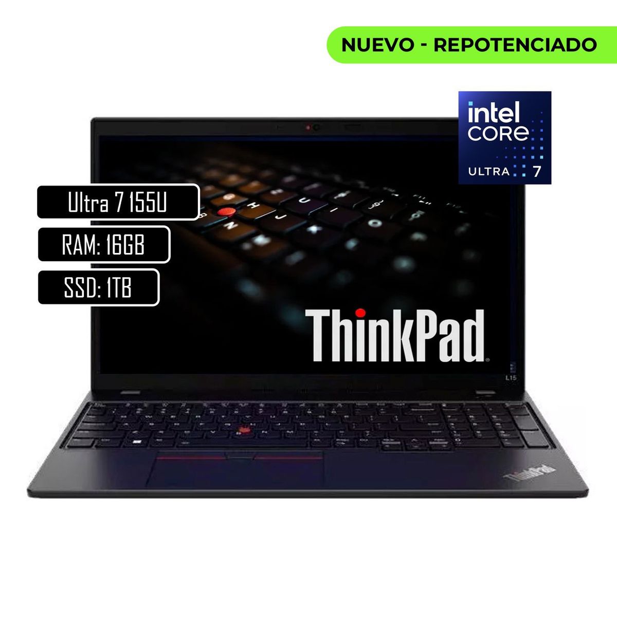 LENOVO - Portatil Lenovo Thinkpad E16 Ultra 7 155U Ram 16Gb Ssd 1TB Win11 Pro 16P