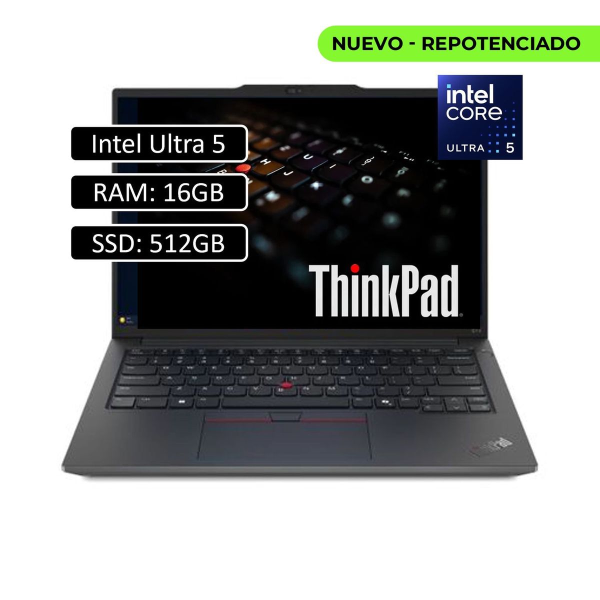 LENOVO - PORTATIL LENOVO THINKPAD X13 INTEL ULTRA 5 125U RAM 16GB DDR5/SSD 512GB M.2/WIN11 PRO