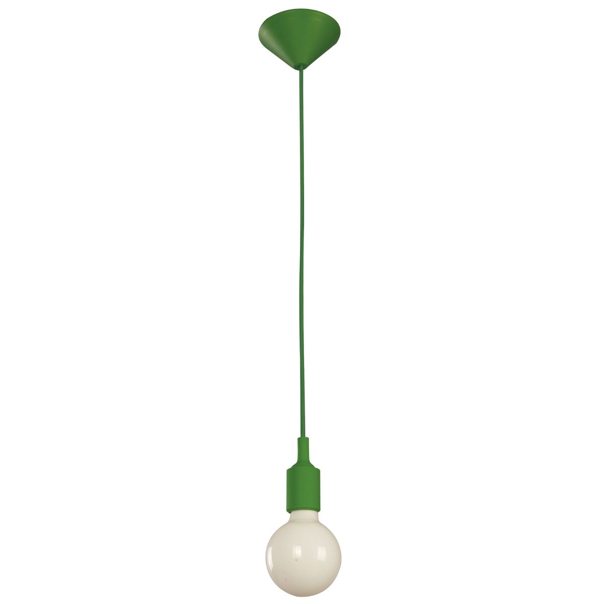DESIGNER - LAMPARA COLGANTE VERDE 1 LUZ IKELITE MODERNA