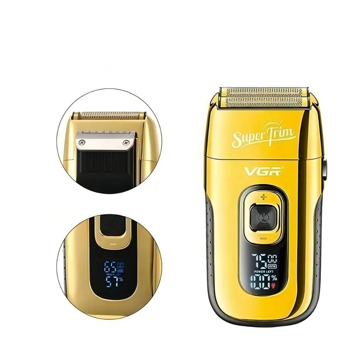 GENERICO - Maquina Rasuradora Afeitadora Barba Dorada