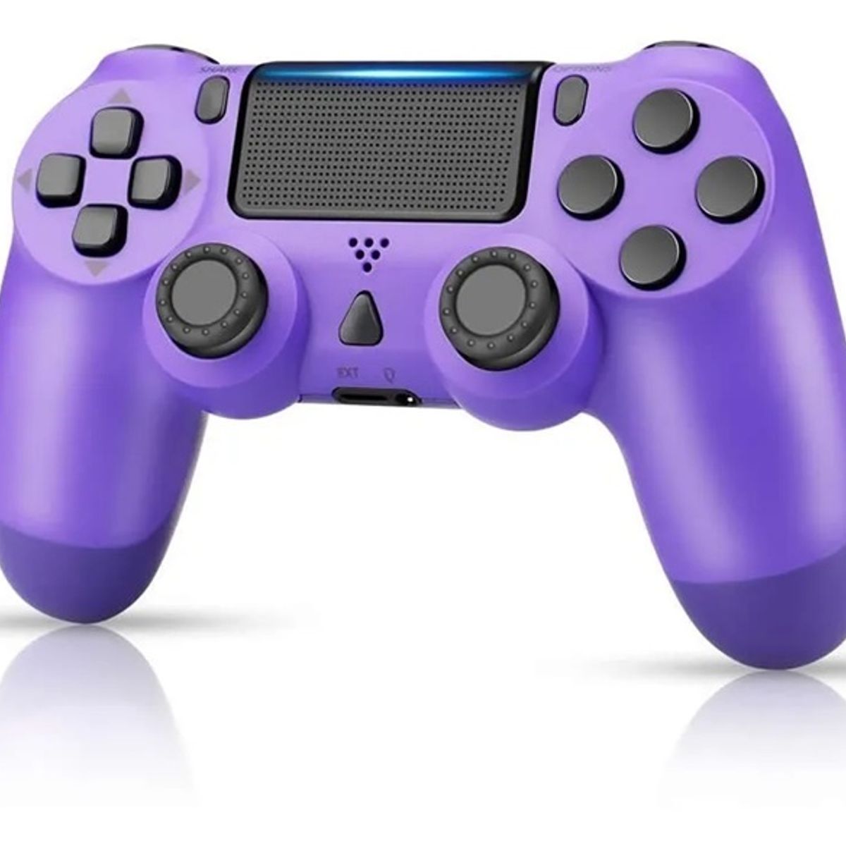 GENERICO - control para ps4 pc y android compatible inalámbrico color violeta